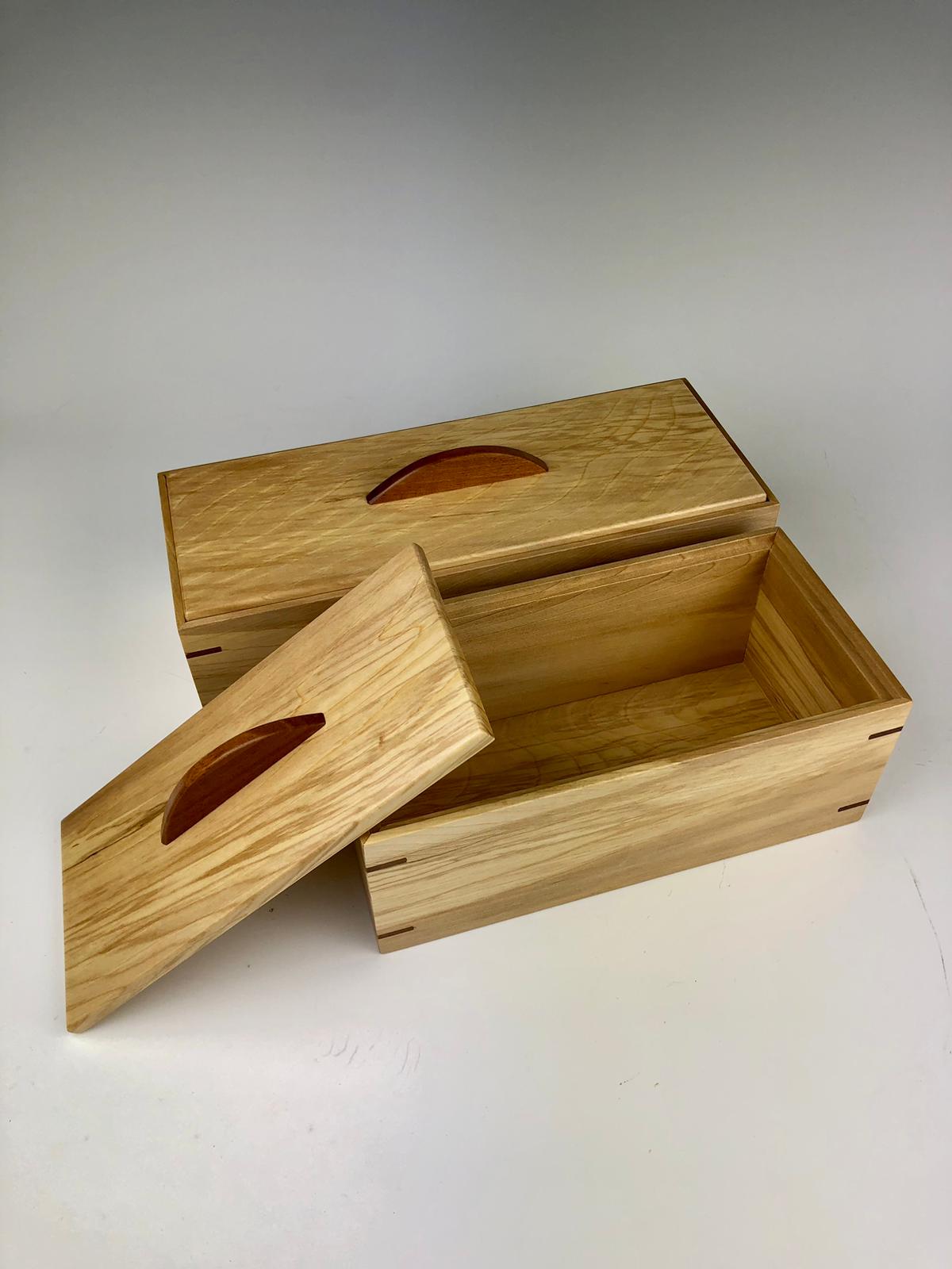 Small hardwood custom wooden boxes for presentation and gifts, personal or  corporate